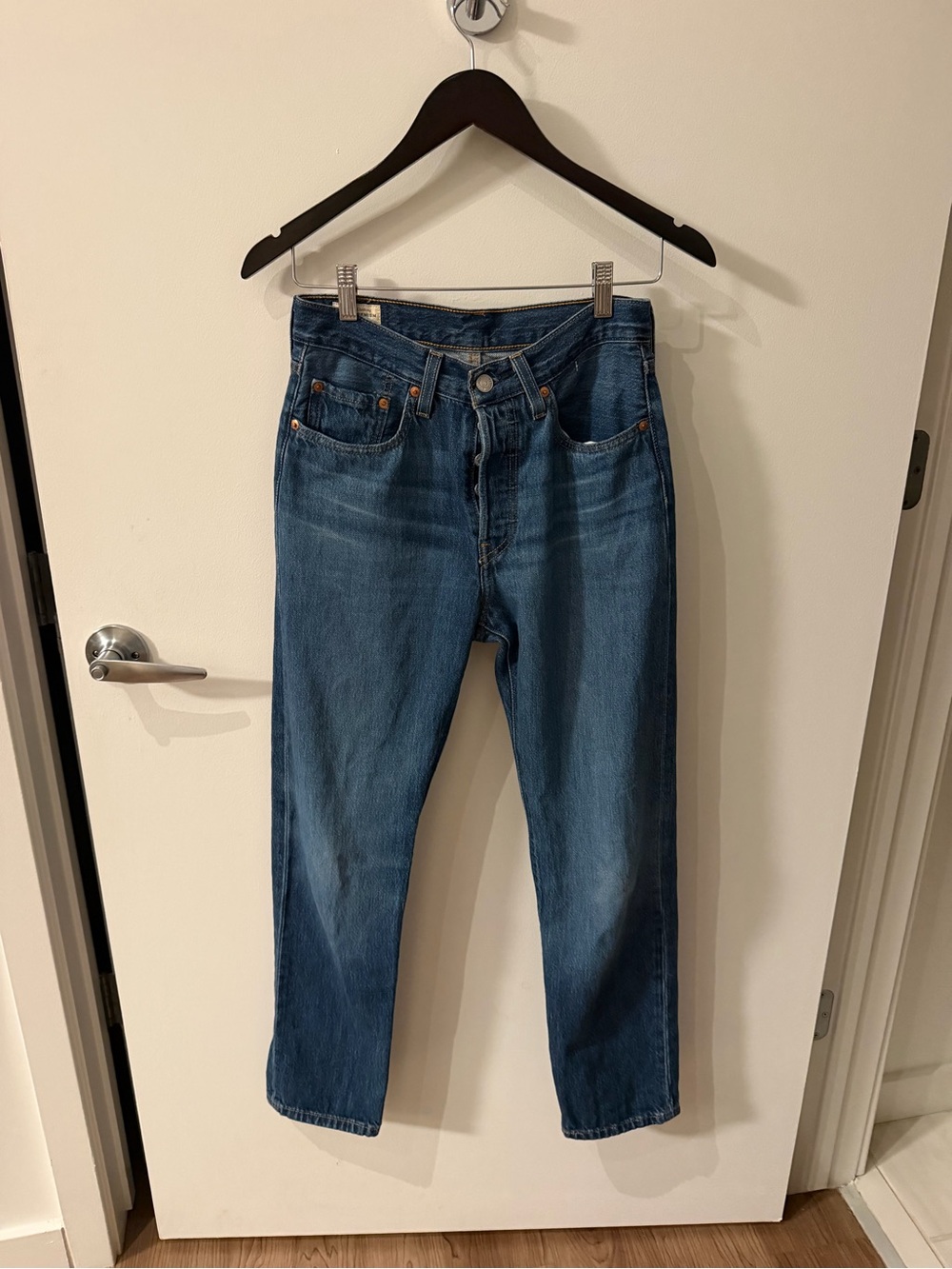 Levi’s Premium 501 Original Jeans W26 L30 Medium Wash 100% Cotton